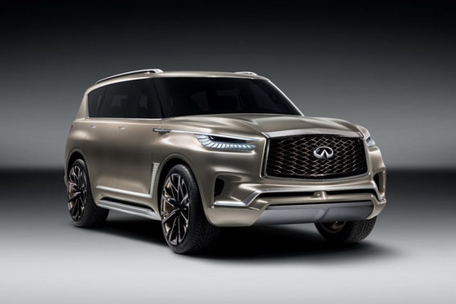 Tại Triển lãm ôtô New York hồi đầu năm nay, Infiniti đã giới thiệu mẫu SUV concept QX80 Monograph sang trọng mà theo nhà sản xuất ôtô Nhật Bản, đây chính là thiết kế minh họa cho  Infiniti QX80 2018 mới sắp ra mắt tại Triển lãm Dubai Motor Show vào tháng tới.